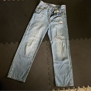 Levi’s Ribcage Straight Ankle - Medium wash